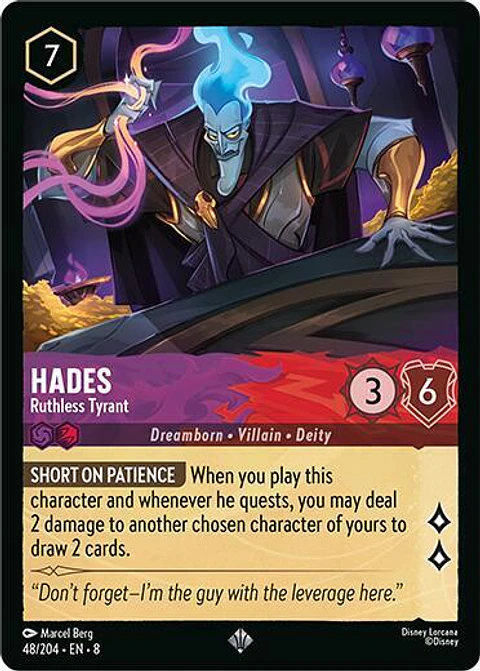 Hades - Ruthless Tyrant - 48/204 - Super Rare -8
