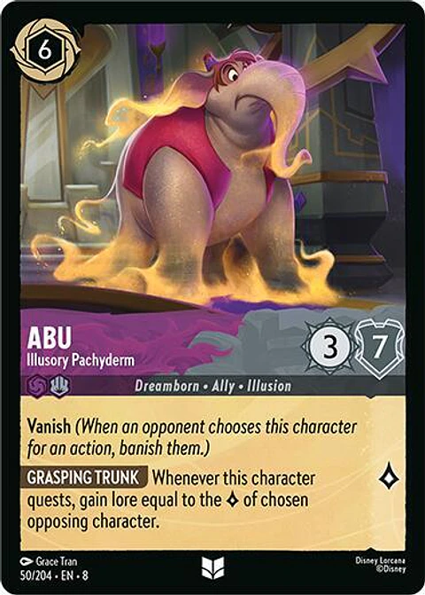 Abu - Illusory Pachyderm - 50/204 - Uncommon - 8