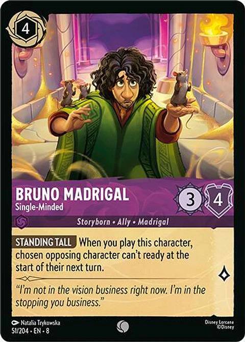 Bruno Madrigal - Single-Minded - 51/204 - Common -8