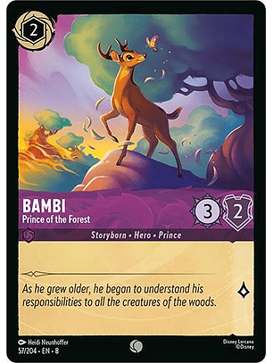 Bambi - Prince of the Forest - 57/204 - Common - 8 