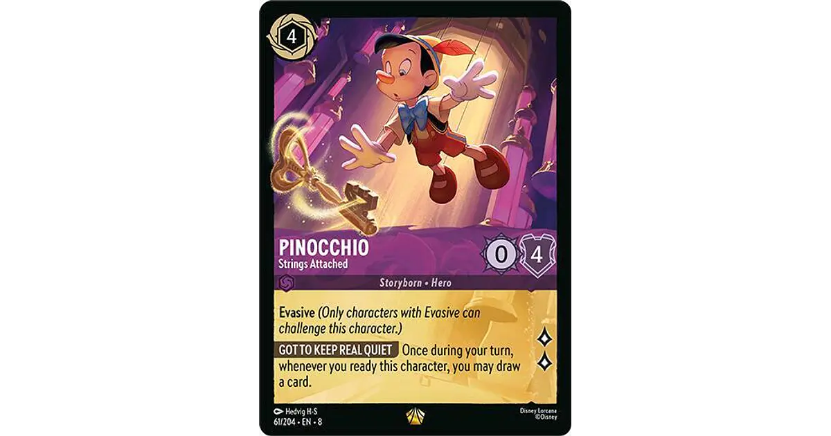 Pinocchio - Strings Attached - 61/204 - Legendary - 8