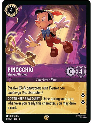 Pinocchio - Strings Attached - 61/204 - Legendary - 8