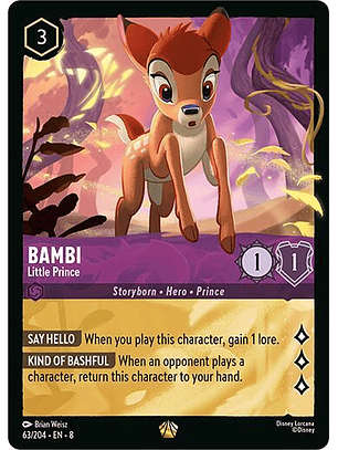 Bambi - Little Prince - 63/204 - Legendary - 8