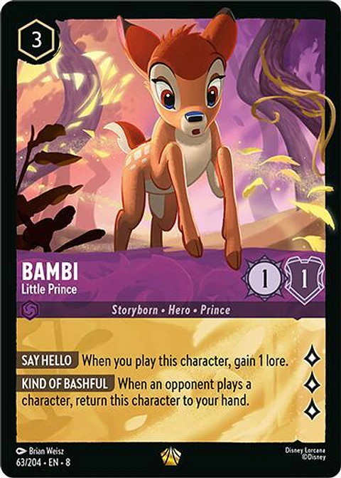 Bambi - Little Prince - 63/204 - Legendary - 8