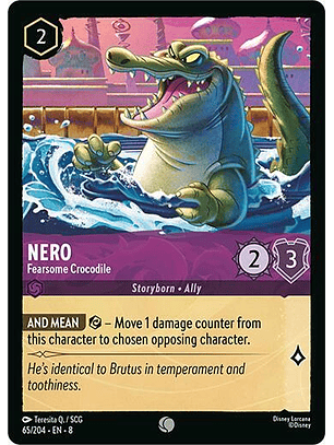 Nero - Fearsome Crocodile - 65/204 - Common - 8