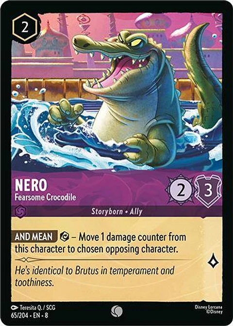 Nero - Fearsome Crocodile - 65/204 - Common - 8