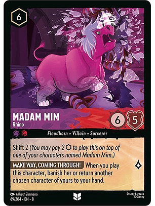 Madam Mim - Rhino - 69/204 - Uncommon -8