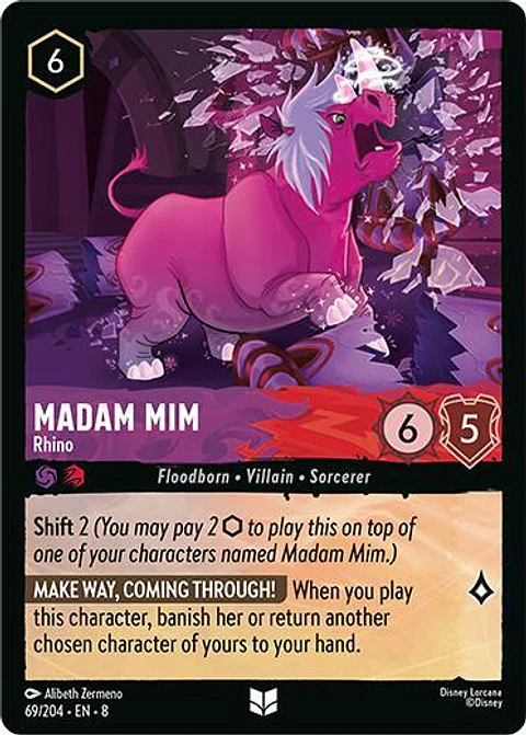 Madam Mim - Rhino - 69/204 - Uncommon -8