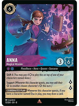 Anna - Magical Mission - 72/204 - Rare - 8
