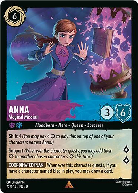 Anna - Magical Mission - 72/204 - Rare - 8