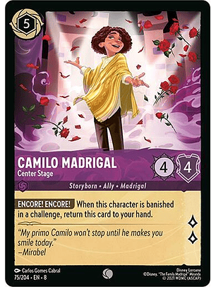 Camilo Madrigal - Center Stage - 75/204 - Common - 8