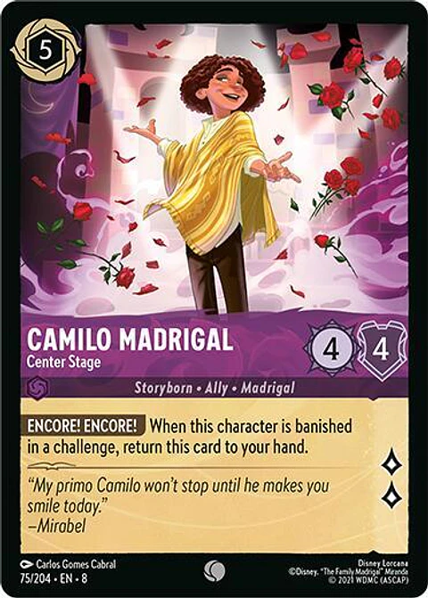 Camilo Madrigal - Center Stage - 75/204 - Common - 8