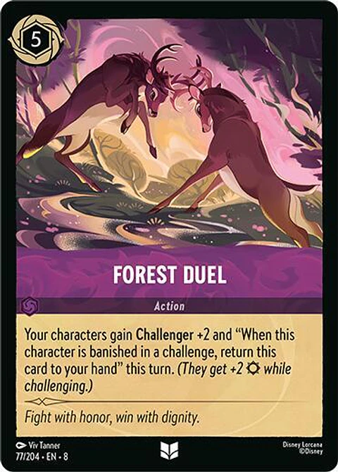 Forest Duel - 77/204 - Uncommon - 8