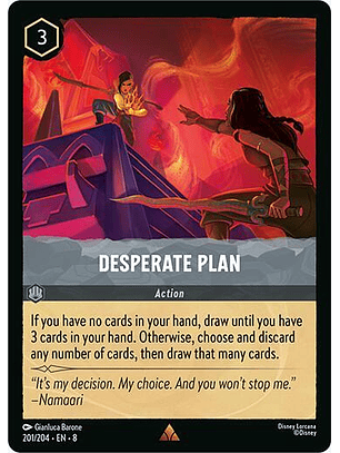 Desperate Plan - 201/204 - Rare - 8