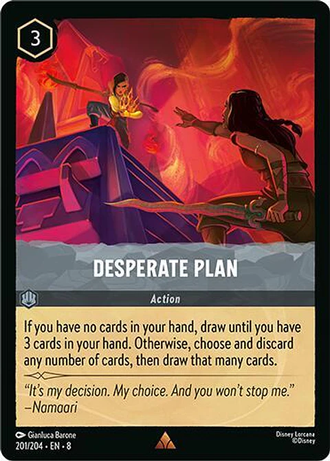 Desperate Plan - 201/204 - Rare - 8