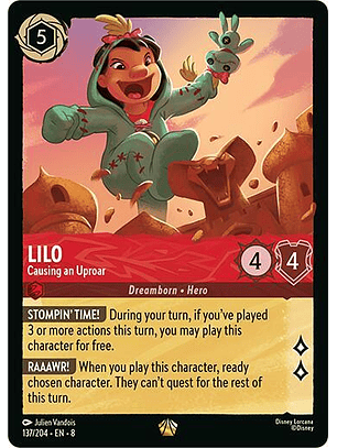 Lilo - Causing an Uproar - 137/204 - Legendary - 8