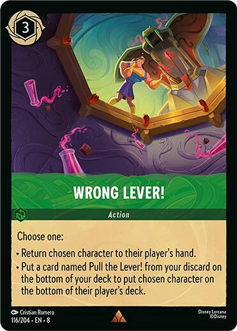 Wrong Lever! - 116/204 - Rare - 8