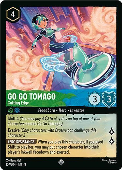 Go Go Tomago - Cutting Edge - 107/204 - Super Rare - 8