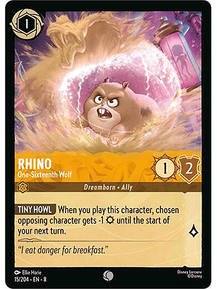 Rhino - One-Sixteenth Wolf - 15/204 - Common 