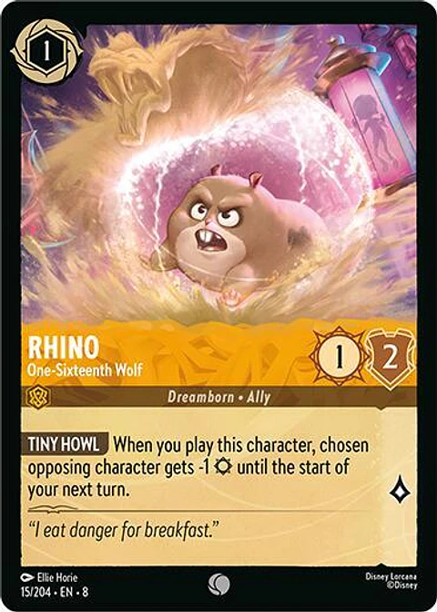 Rhino - One-Sixteenth Wolf - 15/204 - Common 