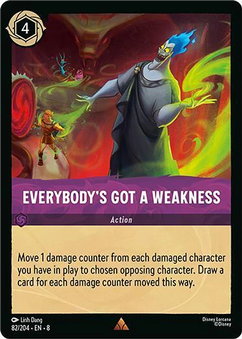 Everybody's Got A Weakness - 82/204 - Rare - 8