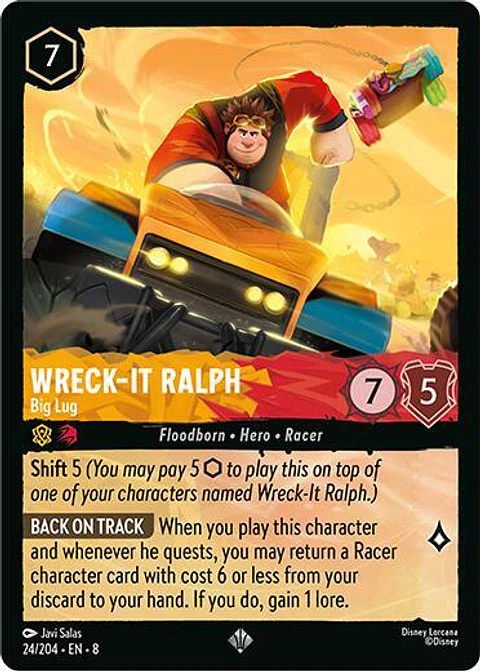 Wreck-It Ralph - Big Lug - 24/204 - Super Rare - 8