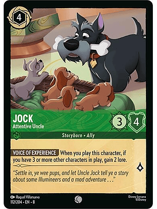 Jock - Attentive Uncle - 112/204 - Common -8