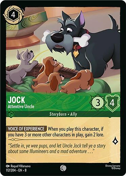 Jock - Attentive Uncle - 112/204 - Common -8