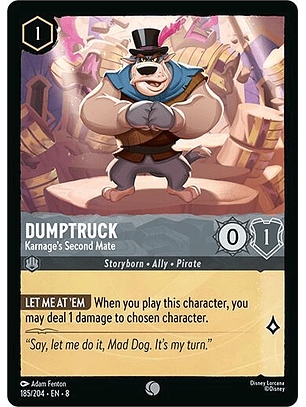 Dumptruck - Karage's Second Mate - 185/204 - Common - 8