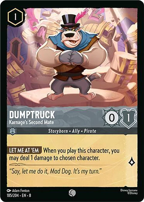 Dumptruck - Karage's Second Mate - 185/204 - Common - 8
