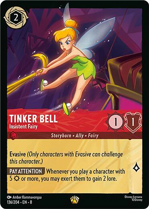 Tinkerbell - Insistent Fairy - 136/204 - Legendary 