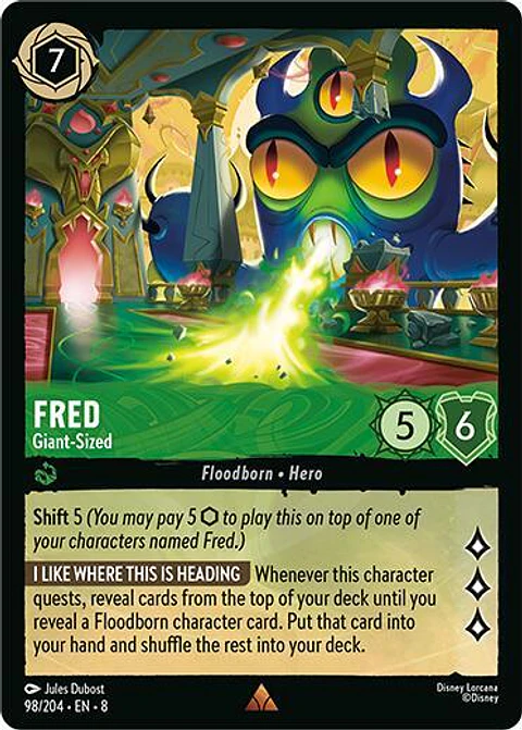 Fred - Giant-Sized - 98/204 - Rare - 8