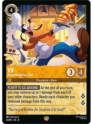 Goofy - Groundbreaking Chef - Legendary - 4/204 - 8 
