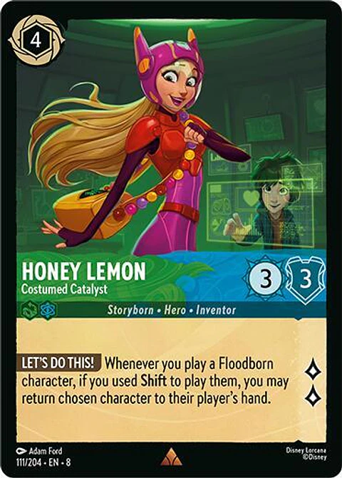 Honey Lemon - Costumed Catalyst - Rare - 111/204 - 8