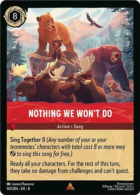 Nothing We Won't Do - Rare - 147/204 - 8