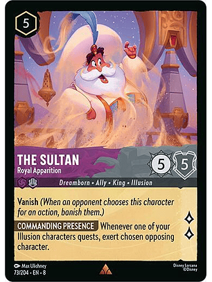The Sultan - Royal Appaarition - 73/204 - Rare - 8