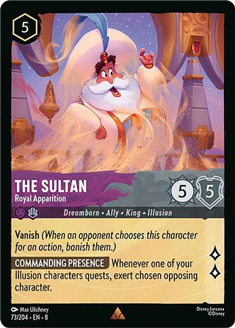 The Sultan - Royal Appaarition - 73/204 - Rare - 8