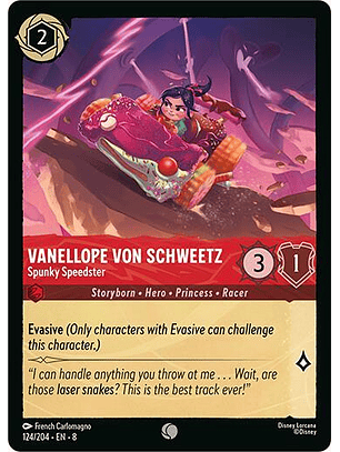 Vanellope Von Schweetz - Spunky Speedster - 124/204 - Common - 8