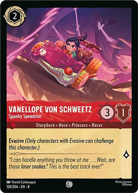 Vanellope Von Schweetz - Spunky Speedster - 124/204 - Common - 8
