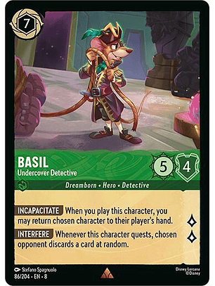 Basil - Undercover Detective - 86/204 - Rare - 8