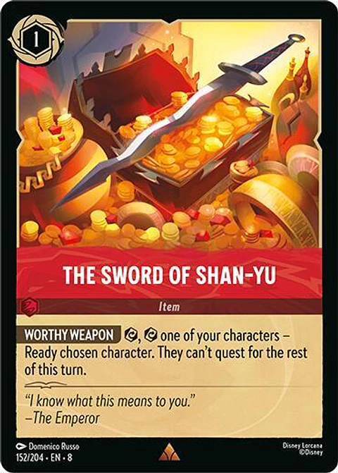 The Sword of Shan Yu - 152/204 - Rare - 8