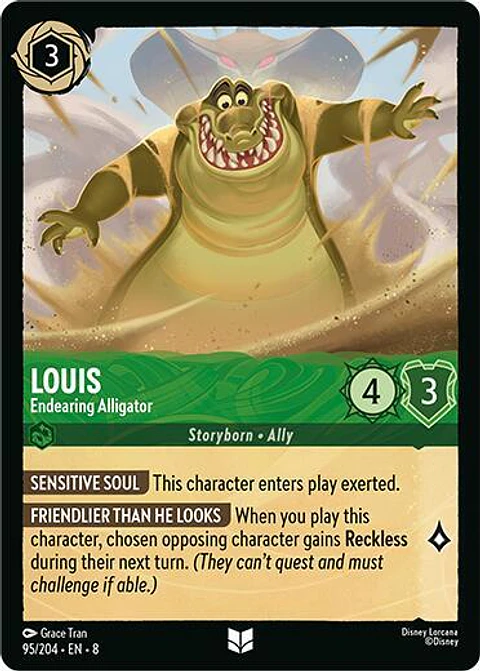 Louis - Endearing Alligator - Uncommon - 95/204 - 8