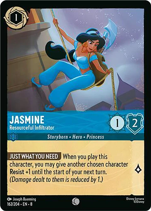 Jasmine - Resourceful Infiltrator - 162/204 - Common - 8