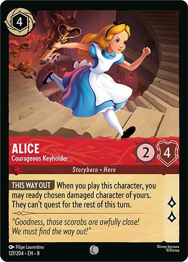 Alice - Courageous Keyholder - 127/204 - Common - 8 1