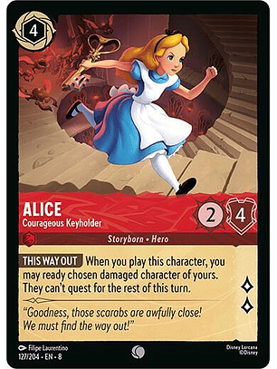 Alice - Courageous Keyholder - 127/204 - Common - 8