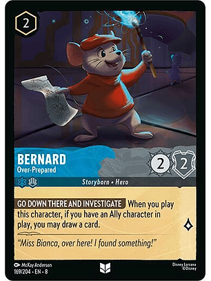 Bernard - Over Prepared - Uncommon - 169/204 - 8