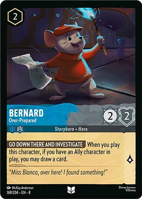 Bernard - Over Prepared - Uncommon - 169/204 - 8