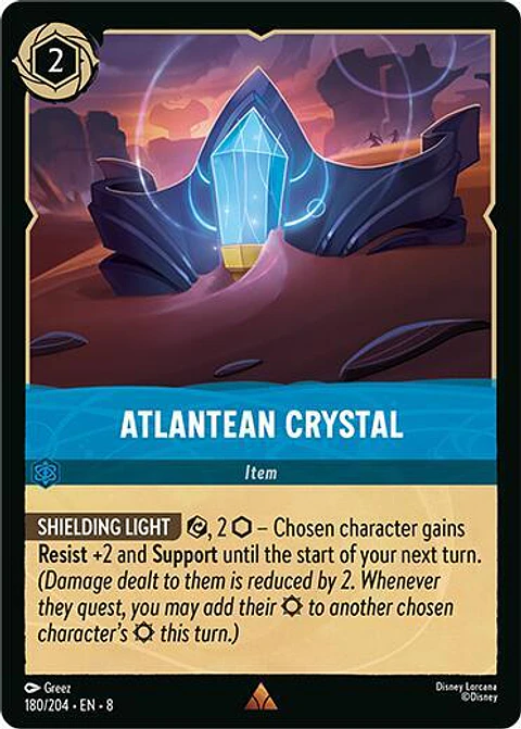 Atlantean Crystal -  Rare - 180/204 - 8