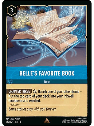 Belle's Favorite Book - Rare - 179/204 - 8