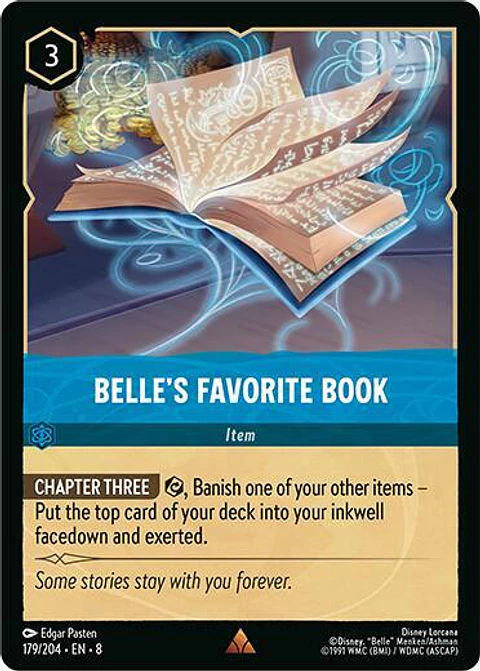 Belle's Favorite Book - Rare - 179/204 - 8
